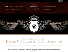 Tablet Screenshot of joustmaster.com